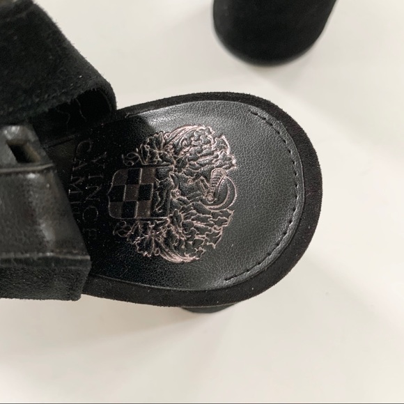 Vince Camuto Getty Laser Perforated Suede Bootie - Picture 6 of 11